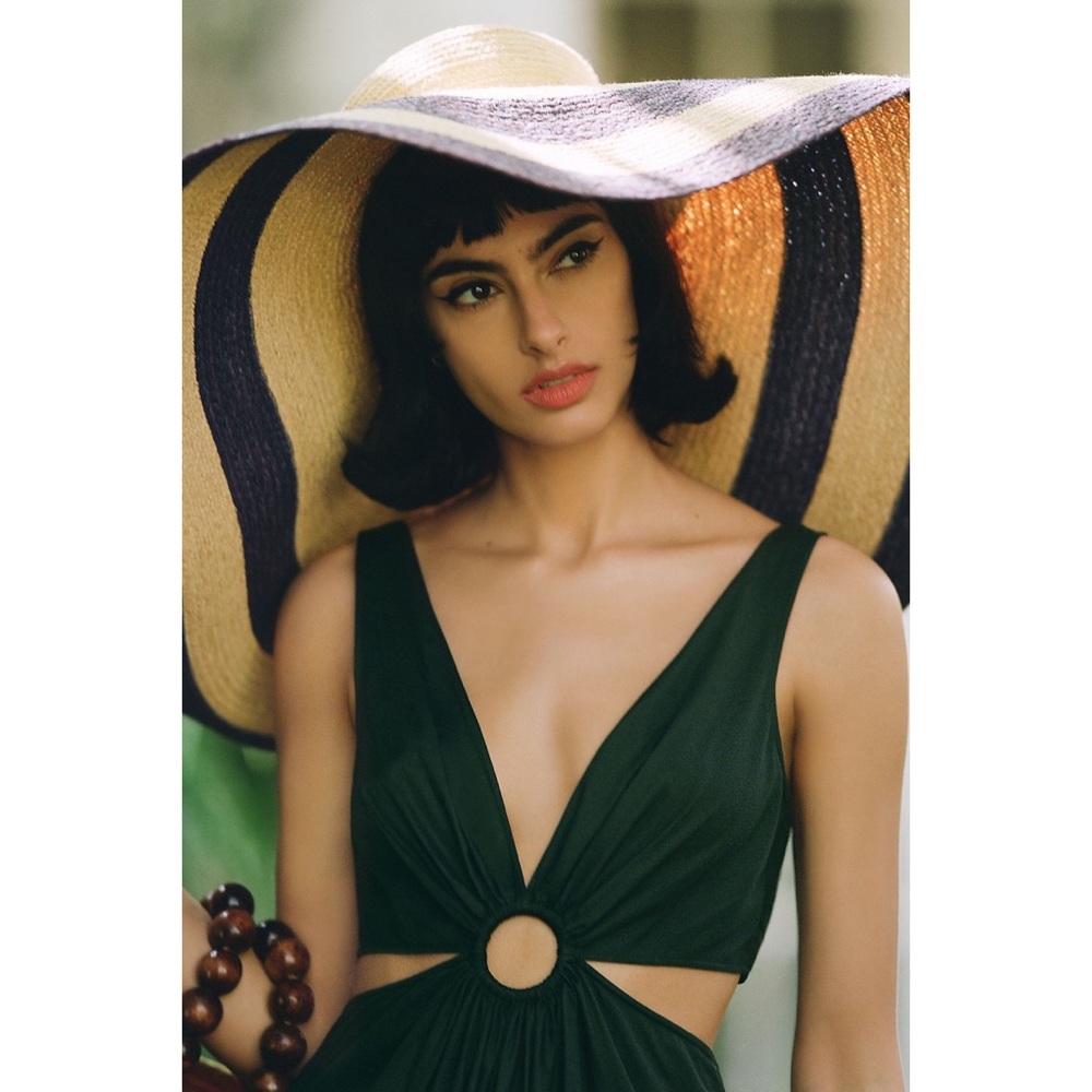 Anthropologie Flounced Cut-Out Maxi Dress - Picture 4 of 6